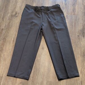 Haggar Men's Dark Gray Smart Fiber Dress Pants 36x32